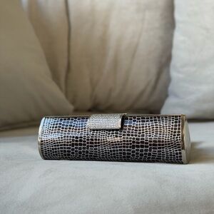 Elegant Black and Silver Clutch